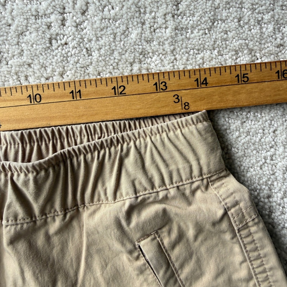 Montbell Hiking Shorts Mens Medium Tan Nylon Integrated Belt Gorpcore 11319 - Picture 9 of 14